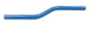 Druckluftrohr S-Bogen Aluminium blau, Typ DN 15x12